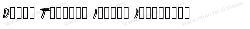 Drone Tracker Italic Italic字体转换